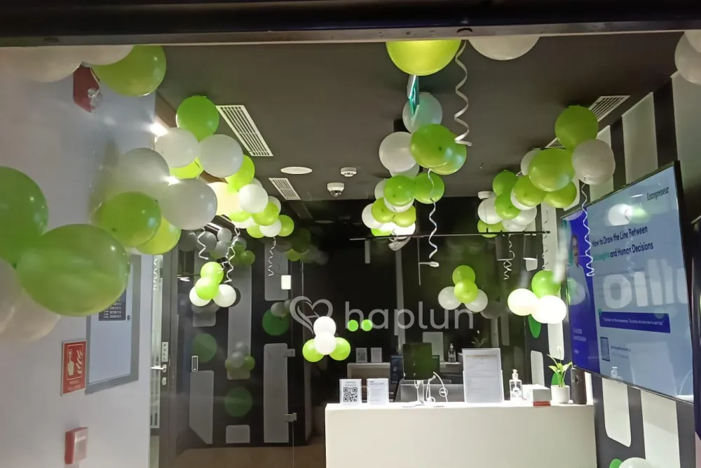 Corporate Office Balloon Decor