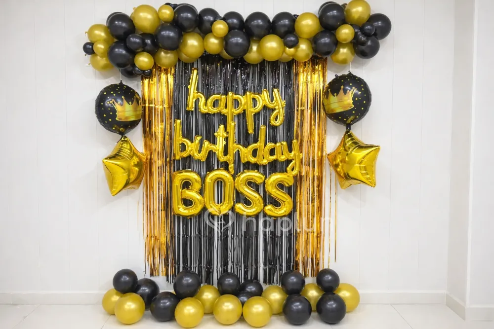 Happy Birthday Boss Decor