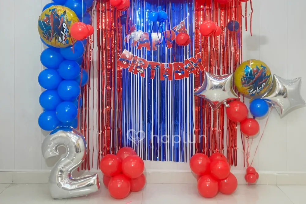 Spiderman Balloon Decoration