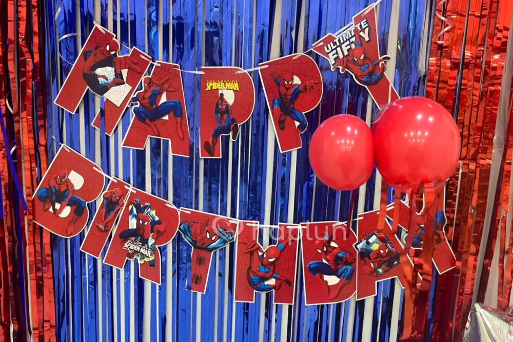 Spiderman Birthday Decoration for Kids