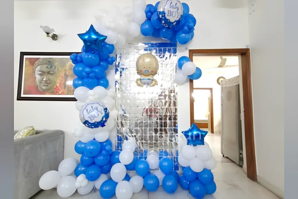 Welcome Baby Boy Arch Decoration