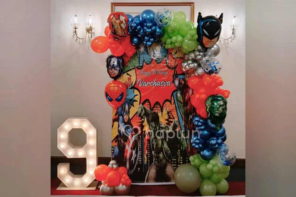 Avengers Birthday Decoration