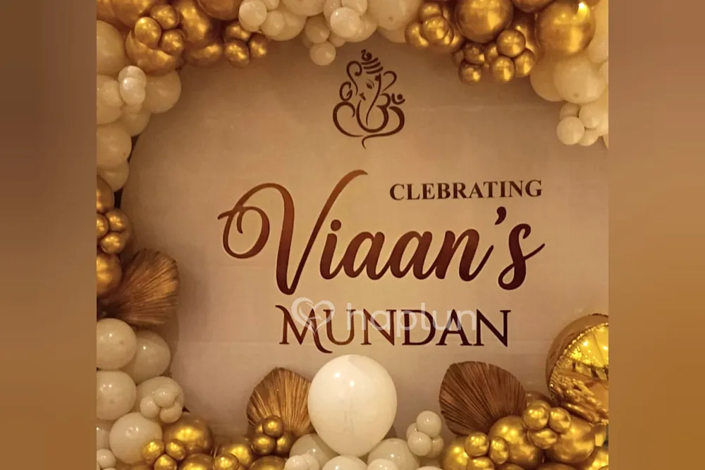 Baby Boy Mundan Ring Setup