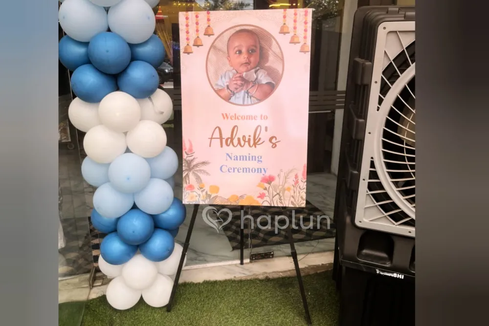 Boss Baby Naming Ceremony Setup