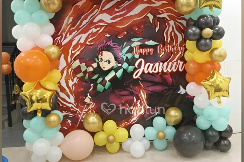 Demon Slayer Tanjiro Birthday Decor