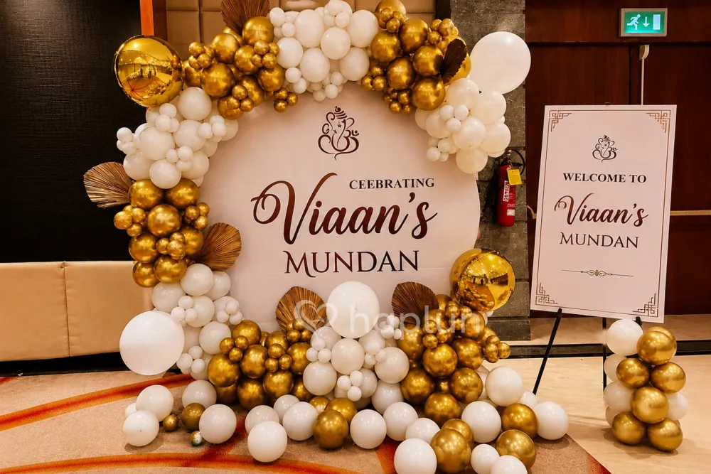 Premium Mundan Ring Setup