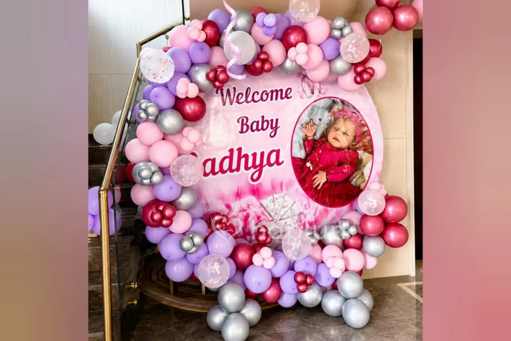 Surprise Baby Girl Arrival Decor