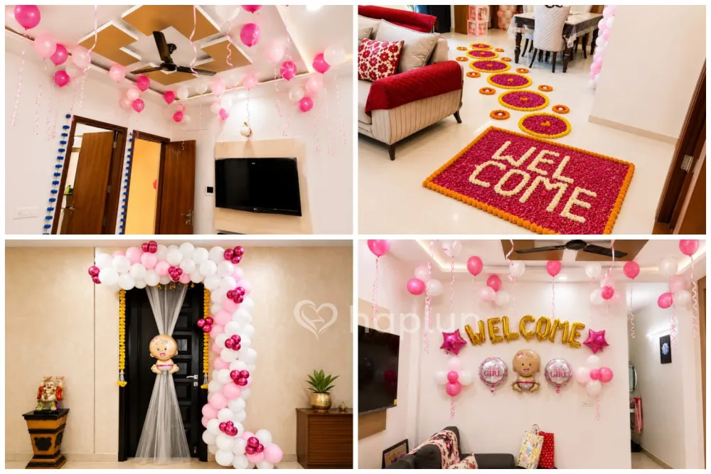Baby Girl Welcome Door Decoration