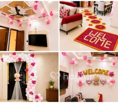 Baby Girl Grand Welcome Decoration