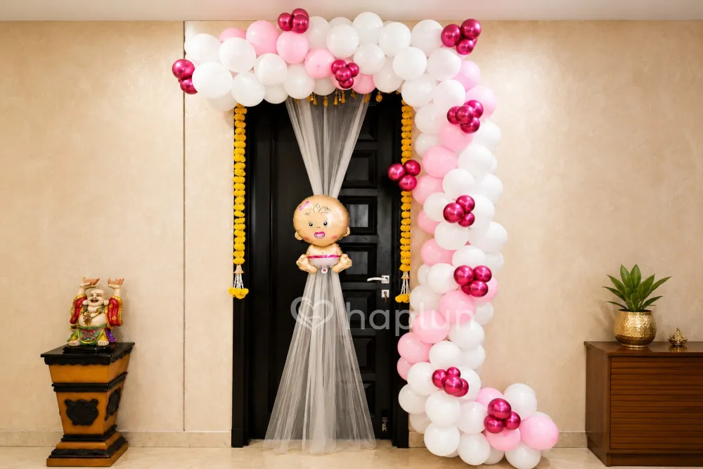 Baby Girl Welcome Door Decoration