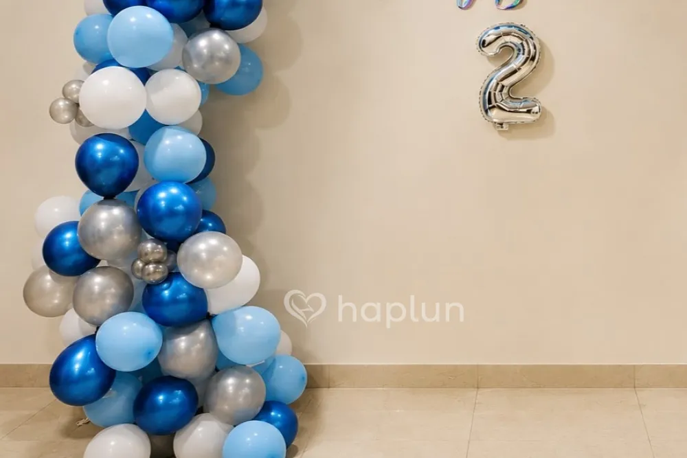 Blue Theme Birthday Decoration