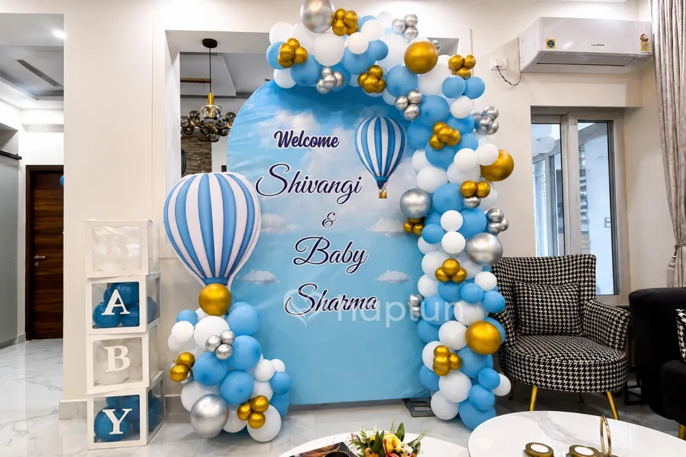 Cute Baby Boy Welcome Decor