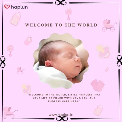 Little Princess Welcome Wishes