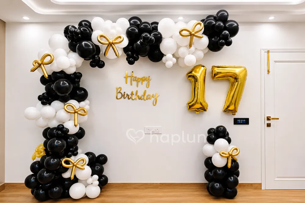 Luxury Bow Balloon Backdrop