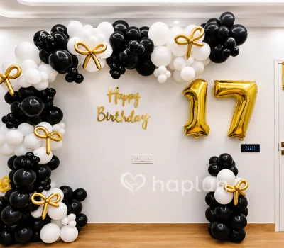 Luxury Bow Balloon Backdrop