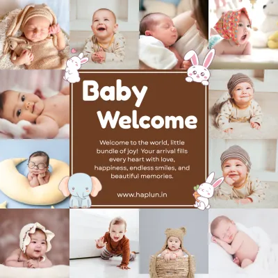 New born baby welcome Wishes for mom to be
