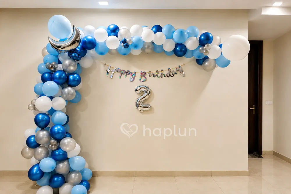 Ocean Blue Birthday Decor