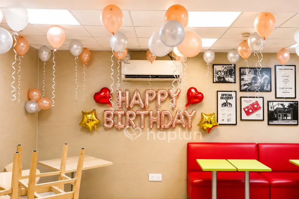 Restaurant Birthday Party Setup