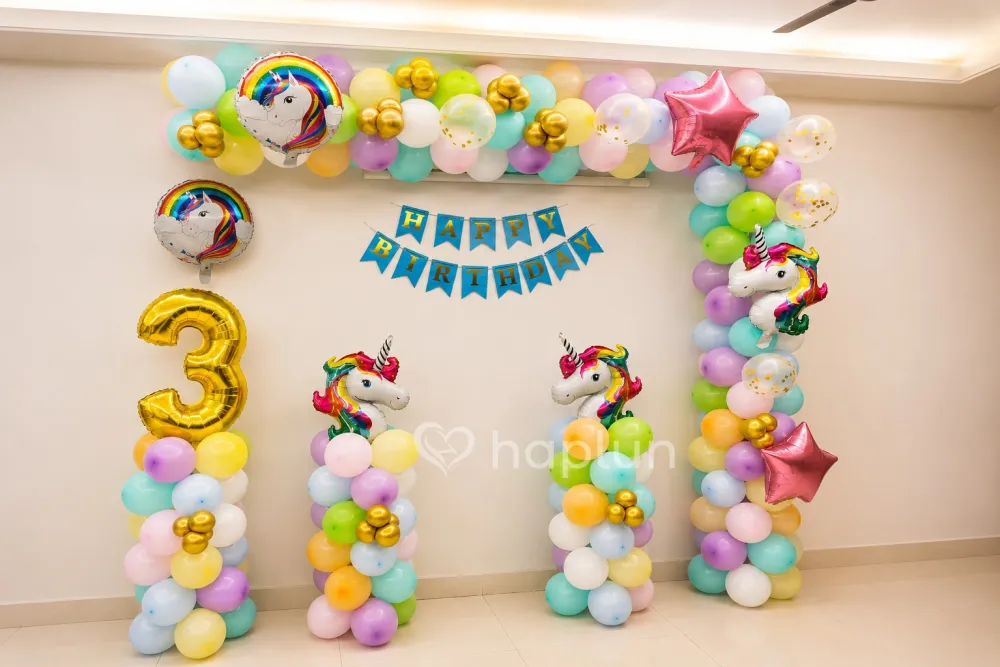 Unicorn Pastel Birthday Setup
