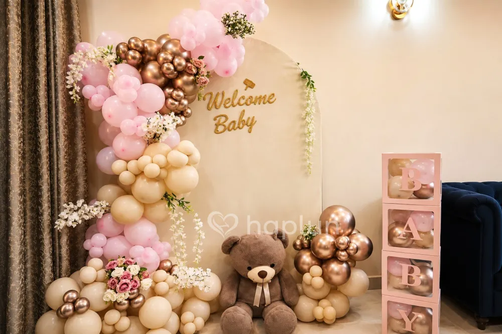Baby Girl Floral Welcome