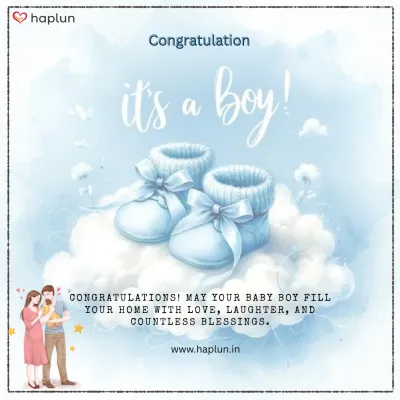 Congratulation Arrival for Baby Boy