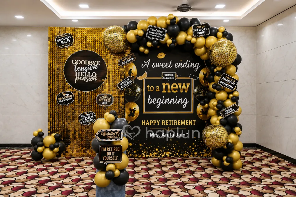 Retirement Party Deluxe Decor