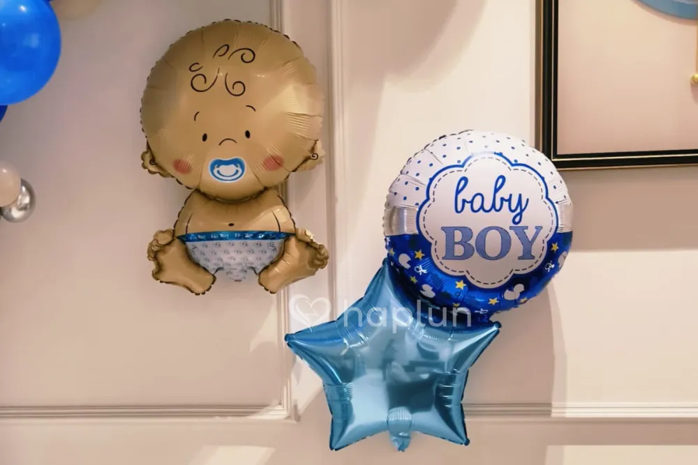 Blue Baby Boy Welcome Decor