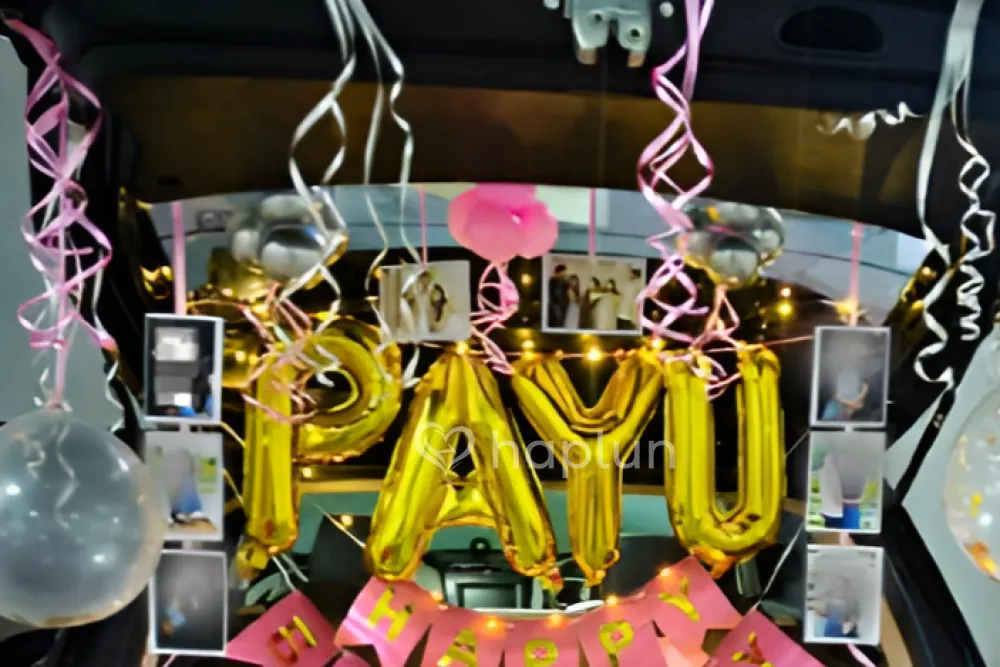 Car Dikki Birthday Decoration