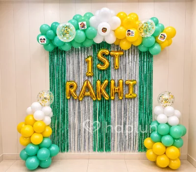 First Rakhi Celebration Decor