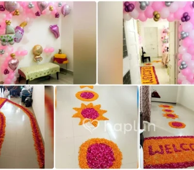 Flower Decoration For Baby Welcome