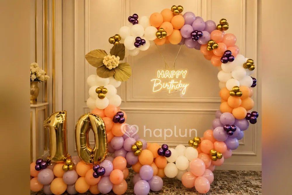 Kids Birthday Ring Decor