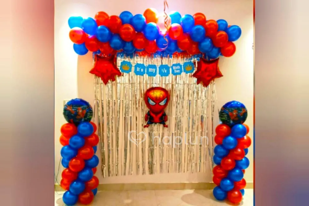Spiderman Theme For 6 Month Birthday