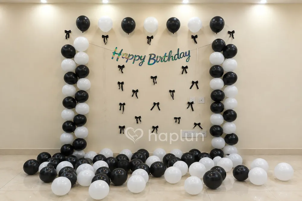 Black Bow Party Decoration