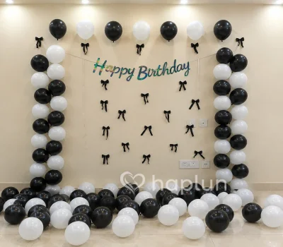 Black Bow Party Decoration
