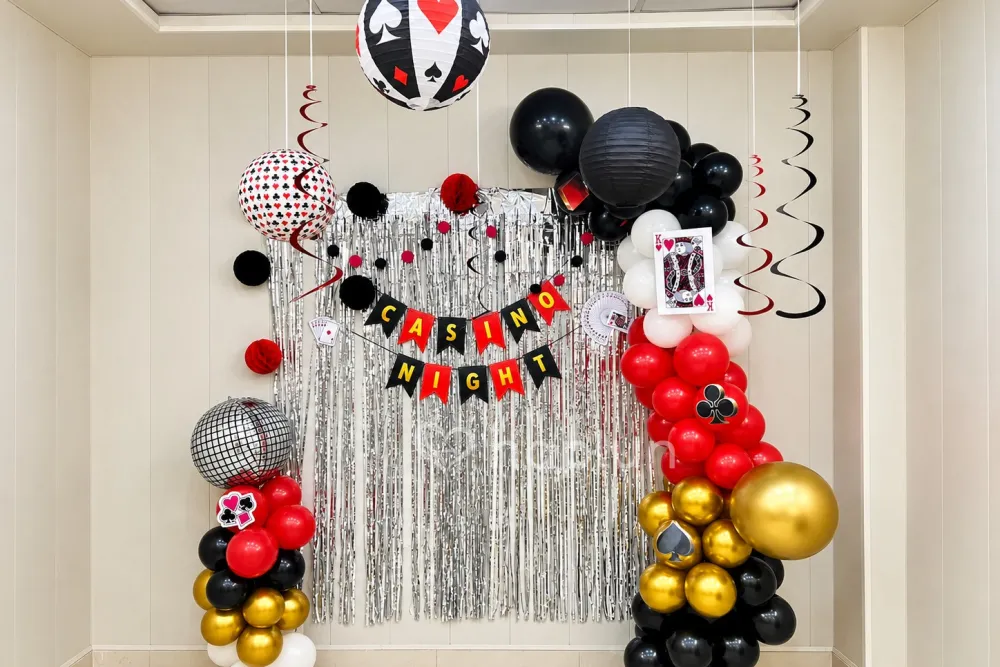 Card Party Decor for Diwali Night