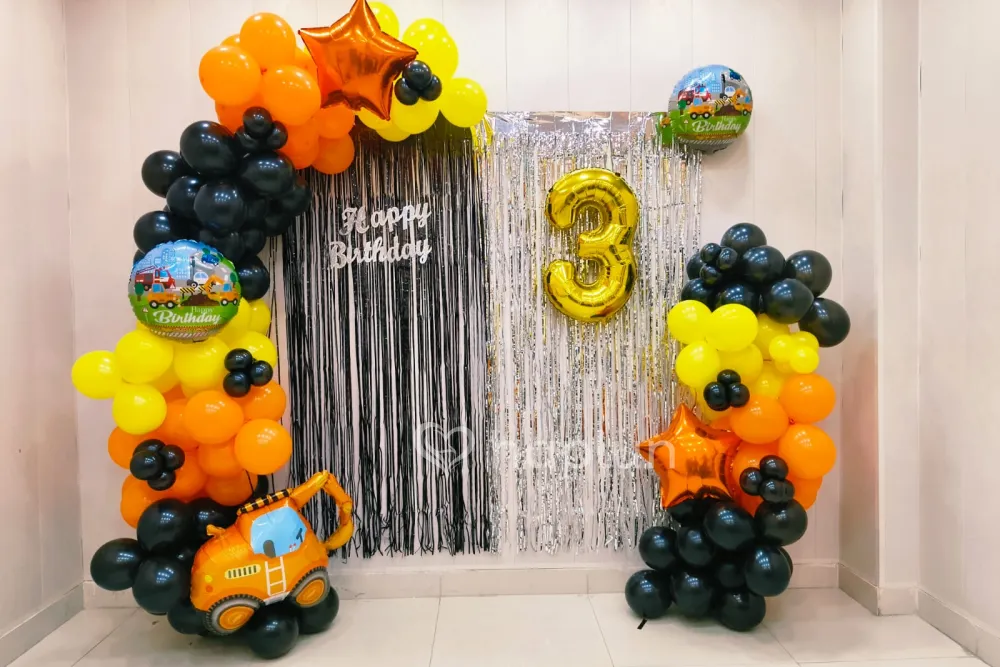 Construction Truck Birthday Decor