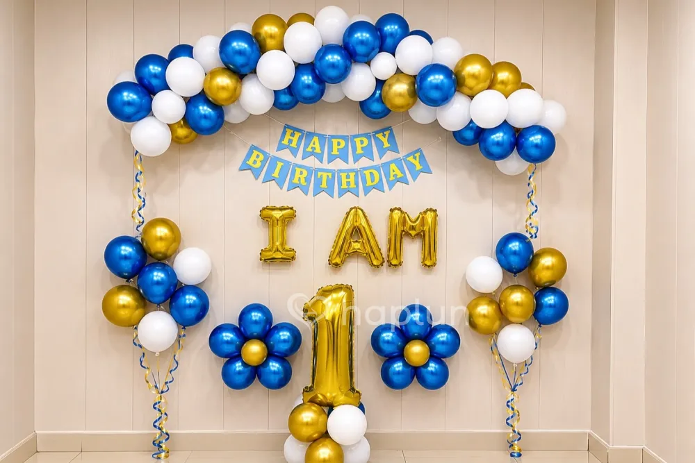 I Am One Birthday Decor for Boy