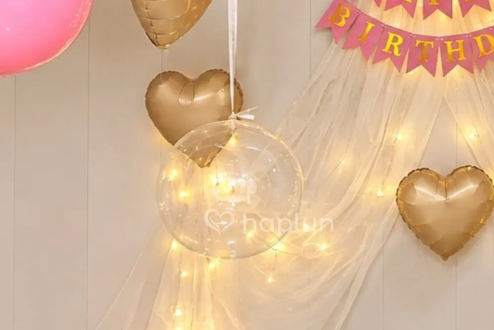 Pink Balloon Birthday Decor