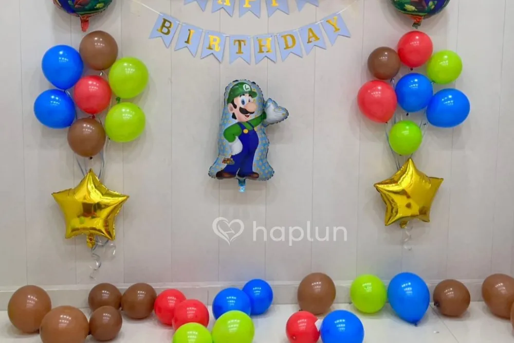 Super Mario Kids Birthday Decor