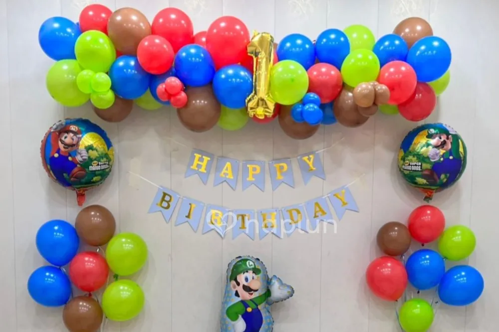 Super Mario Theme Birthday Decor