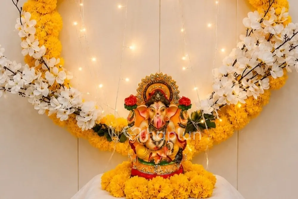 Traditional Ganpati Decoration