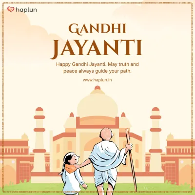 Happy gandhi Jayanti