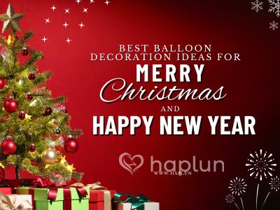 Best Balloon Decoration Ideas for Christmas and New Year