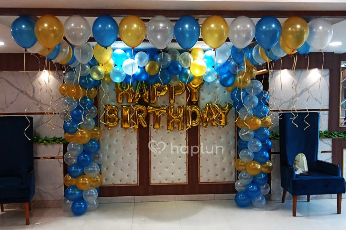 Super Balloon Decoration for birthday at home near me