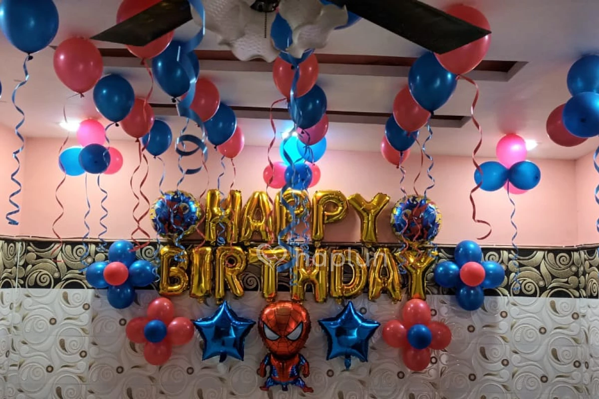 Spiderman Decoration on 1st, 2nd, 3rd Birthday for Boys