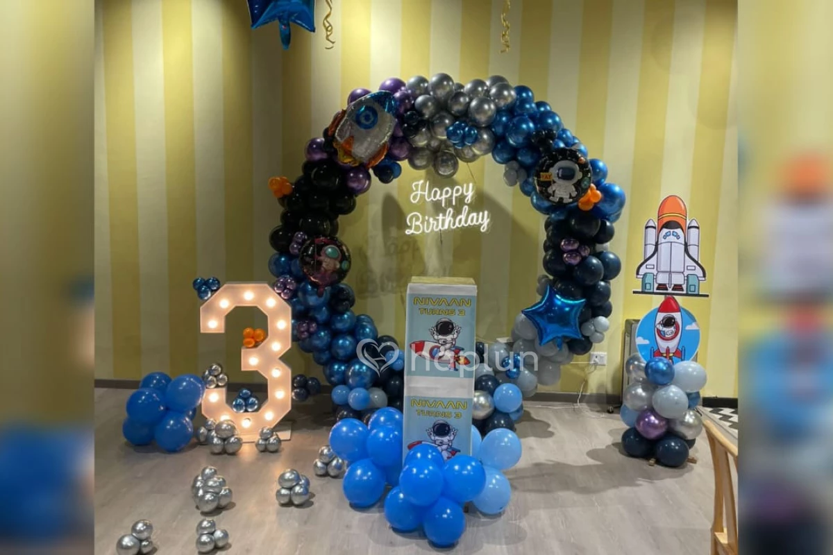 Astronaut Theme Ring Set up Decoration near me