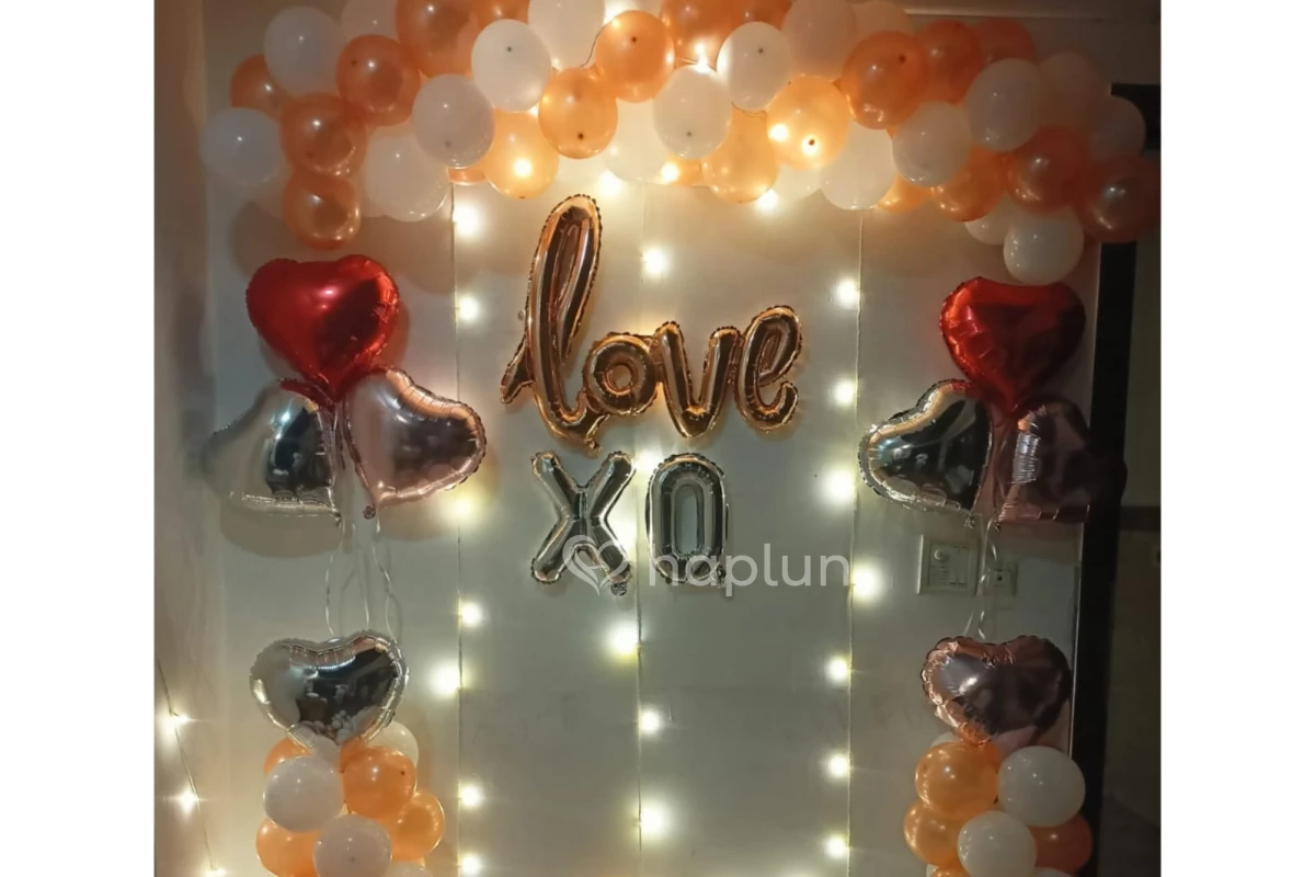 Special Love Decoration For Valentine Near Me With Balloons