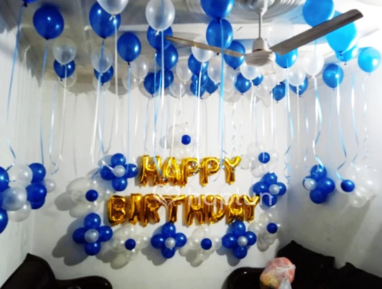 party assets Birthday Balloon Decoration Blue Silver Combo Price in India -  Buy party assets Birthday Balloon Decoration Blue Silver Combo online at  Flipkart.com