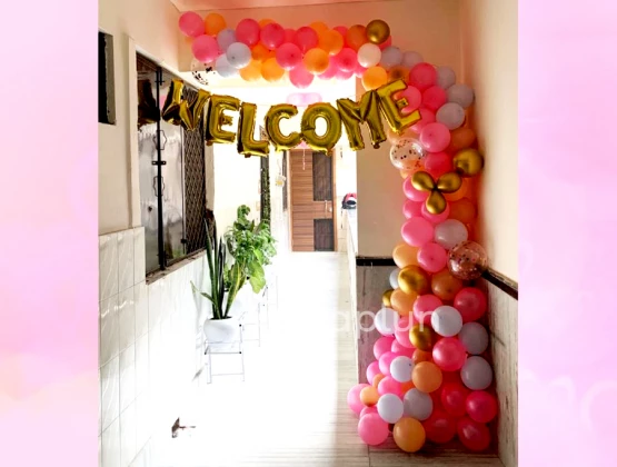 Welcome home Balloon arch Decoration