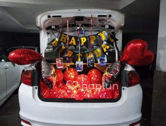 Car Dikki Surprise Decoration